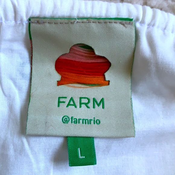 FARM RIO Blue flowers crop top - Picture 9 of 9